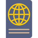 identification, passport, document, technology, Identity, travel DimGray icon