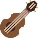 balalaika, musical instrument, music, russian, String Instrument, Orchestra Black icon