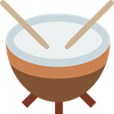 Percussion Instrument, Orchestra, music, musical instrument, Timpani WhiteSmoke icon