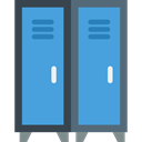 wardrobe, Closet, sports, lockers, locker, Sportive CornflowerBlue icon