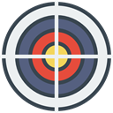 Aim, weapons, shooting, sniper, Target WhiteSmoke icon