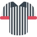 referee, Sportive, stripes, fashion, Football Referee, shirts, sports DarkSlateGray icon