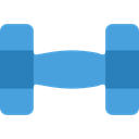 Sportive, gym, sports, weight, dumbbell, Dumbbells CornflowerBlue icon
