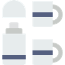 drink, Tools And Utensils, Thermo, flask, liquid Lavender icon