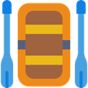 leisure, Rafting, sports, transport, Summertime Sienna icon