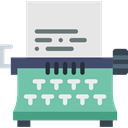 technology, Writing Tool, typewriter, sheet, Page, writing Gainsboro icon