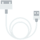 Iphone, Multimedia, Device, charger, electronic, technology, Cable Black icon
