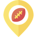 Map Point, placeholder, signs, American football, map pointer, Map Location, pin Khaki icon