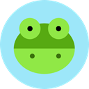 frog, Animal Kingdom, wildlife, Amphibian, Animals PaleTurquoise icon