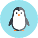zoo, wildlife, Penguin, Animals, Animal Kingdom LightBlue icon