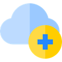 storage, Computing Cloud, interface, Multimedia Option, Multimedia, Add PowderBlue icon