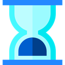 time, Hourglass, Clock, Tools And Utensils, waiting PaleTurquoise icon
