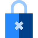security, cancel, Tools And Utensils, Block, padlock, privacy, Lock DodgerBlue icon