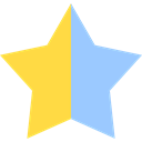 star, rate, Favourite, shapes, Favorite, signs LightSkyBlue icon