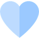 signs, Heart, Favorite, shapes, rate, Favourite LightSkyBlue icon