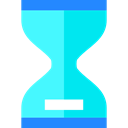 waiting, Tools And Utensils, Clock, time, timer, Wait, Hourglass Turquoise icon