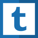 Logo, social network, social media, Tumblr, logotype, Logos SteelBlue icon
