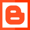 logotype, blog, Logos, Logo, blogger, social media, social network OrangeRed icon