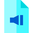 File, Archive, document, sound, Multimedia PaleTurquoise icon