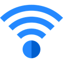 Multimedia, internet, wireless, technology, Connection, Wifi, Computer DodgerBlue icon