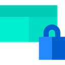 security, Business, commerce, Credit card, Debit card, Lock, payment method, Blocked DarkTurquoise icon