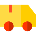 transport, Delivery, Cargo Truck, Delivery Truck, truck, vehicle, Automobile SandyBrown icon
