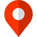 map pointer, pin, placeholder, Map Point, Map Location, Gps OrangeRed icon
