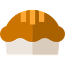 pie, meat, food, protein, Bakery DarkGoldenrod icon