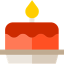 Birthday Cake, Celebration, cake, Dessert, birthday, food, Bakery Firebrick icon