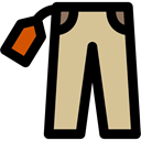 pants, Garment, trousers, fashion, Clothes Tan icon
