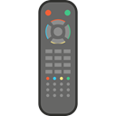 technology, Remote control, television, wireless Black icon