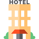 vacations, buildings, hotel, Holidays NavajoWhite icon