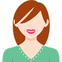 Business, woman, Avatar, people, user, profile SaddleBrown icon