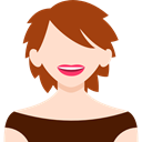 user, Avatar, woman, people, profile, Business Bisque icon