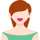 Business, user, woman, profile, Avatar, people Bisque icon