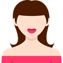 woman, Avatar, Business, people, user, profile Bisque icon