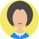 Avatar, profile, Business, people, user, woman Khaki icon