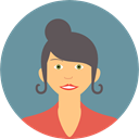 people, woman, Avatar, profile, user CadetBlue icon