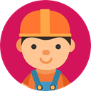 profile, Avatar, people, worker, user, Occupation, Business Crimson icon
