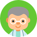 Business, doctor, profile, Avatar, people, user, Occupation LimeGreen icon