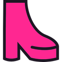 fashion, footwear, dancer, High Heels, shoe, disco DeepPink icon