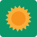 nature, meteorology, warm, summer, sun, Sunny, weather, Summertime Teal icon