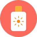 Holidays, Beach, Sun Protection, Sun Cream Tomato icon
