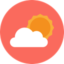 Cloud, Atmospheric, Clouds, sky, Cloudy, Cloud computing, weather Tomato icon