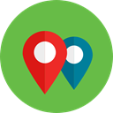 pin, map pointer, placeholder, signs, location, Map Point, Map Location YellowGreen icon