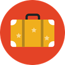 baggage, Tools And Utensils, luggage, travelling, suitcase Chocolate icon