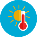 Degrees, Fahrenheit, Mercury, temperature, Tools And Utensils, thermometer, Celsius DarkTurquoise icon