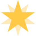 star, galaxy, shapes, universe, Favorite, space SandyBrown icon