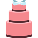 fashion, sweet, Wedding Cake, food, birthday, Dessert, Bakery LightCoral icon