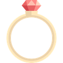 fashion, Engagement Ring, ring, Jewelry, gem, diamond, jewel Black icon